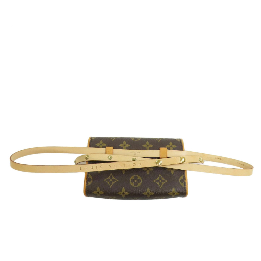 Louis Vuitton Florentine Monogram Hip Bag Waist Pochette Canvas Brown